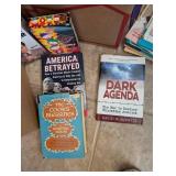Mixed Lot of Books, Dvds, Vhs Tapes & Coloring Books