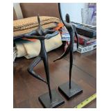 Bodrul Khalique Abstract Figurines (Lot of 2)