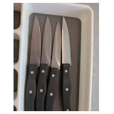 International 18/10 Stainless Flatware Set With Steak Knives
