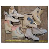 Lange Figure Ice Skates (Lot of 4 Pairs)
