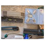 Mixed Tool & Hardware Lot With Wen Slimline 3/8 Cordless Drill