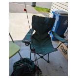Holmes Twin Ceramic Heater, Eastpak Backpack, Chairs & Fishing Rod (Lot of 5)