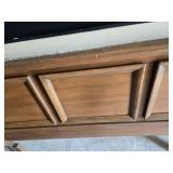 Set of Mid-Century Modern Bedroom Furniture - Headboard, Dresser, Bed Frame - Headboard 59" across