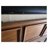 Set of Mid-Century Modern Bedroom Furniture - Headboard, Dresser, Bed Frame - Headboard 59" across