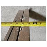 Set of Mid-Century Modern Bedroom Furniture - Headboard, Dresser, Bed Frame - Headboard 59" across