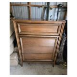 Set of Mid-Century Modern Bedroom Furniture - Headboard, Dresser, Bed Frame - Headboard 59" across