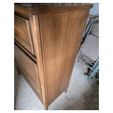 Set of Mid-Century Modern Bedroom Furniture - Headboard, Dresser, Bed Frame - Headboard 59" across
