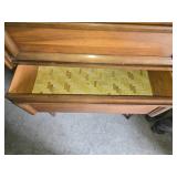 Set of Mid-Century Modern Bedroom Furniture - Headboard, Dresser, Bed Frame - Headboard 59" across
