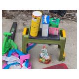Garden Tools and Supplies including Expert Blower, Miracle-Gro Plant Food, and Garden Chemicals