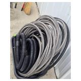 Assorted Hoses and Tubing in Storage Bin