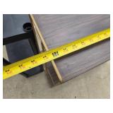 Metal and Plastic Shelving Units and Rolling Cart with Accessories