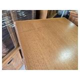 Matching Oak Glass Door Display Cabinets = 17x23x48