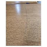Matching Oak Glass Door Display Cabinets = 17x23x48