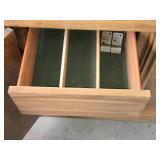 Glass Door Hutch with Storage Cabinets - 49 1/4 x 15 x 76 1/2 tall