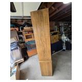 Glass Door Hutch with Storage Cabinets - 49 1/4 x 15 x 76 1/2 tall