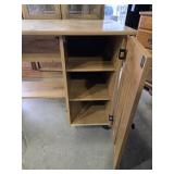 Sauder Sewing and Craft Cart with Drop Leaf and Storage Bins