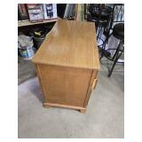 Wooden Desk with Drawers