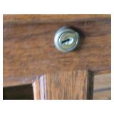 Oak Wood Hall Tree Bench with Storage - Front inserts need to be reattached