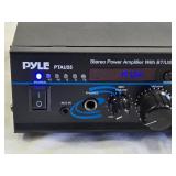 Pyle PTAU55 Stereo Power Amplifier - Powers on, no functions tested