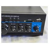 Pyle PTAU55 Stereo Power Amplifier - Powers on, no functions tested