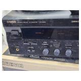 Yamaha HTR-5250 Home Theater Receiver with Remote and Cables - Powers on, no functions tested