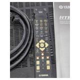 Yamaha HTR-5250 Home Theater Receiver with Remote and Cables - Powers on, no functions tested