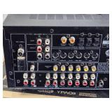 Yamaha HTR-5250 Home Theater Receiver with Remote and Cables - Powers on, no functions tested