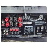 Yamaha HTR-5250 Home Theater Receiver with Remote and Cables - Powers on, no functions tested