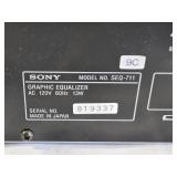 Sony SEQ-711 7-Band Graphic Equalizer - Powers on, no functions tested