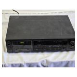 Denon DR-M33HX Stereo Cassette Tape Deck - Powers on, no functions tested