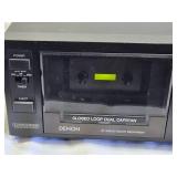 Denon DR-M33HX Stereo Cassette Tape Deck - Powers on, no functions tested