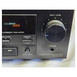 Denon DR-M33HX Stereo Cassette Tape Deck - Powers on, no functions tested