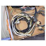 Assorted Audio and Video Cables and Connectors
