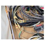 Assorted Audio and Video Cables and Connectors