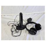 RCA Wireless Stereo Headphones with Charging Base