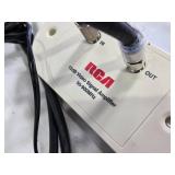RCA Digital TV Antenna and Accessories including Signal Amplifier and Cable Splitters