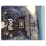 iPod Nano 8GB with Philips Charger, Black Bags, and Wooden Organizer