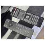 Vizio D43n-E4 TV, Vizio E320VA TV, and Vizio Sound Bar with Remotes and Accessories
