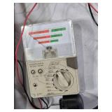 GE Halogen Bulbs, Battery Tester, and Electrical Accessories