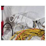 Jensen 160 Watt Power Inverter, Extension Cords, and Lighting Equipment
