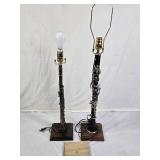 Clarinet and Flute Lamp Set