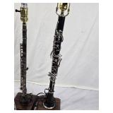 Clarinet and Flute Lamp Set