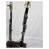 Clarinet and Flute Lamp Set