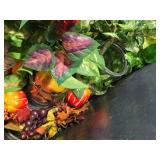Assorted Artificial Plants and Home Decor Items