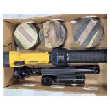 Rayovac and Maglite Flashlights, Eastman Kodak Containers with Matches