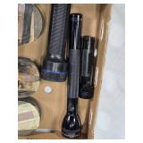 Rayovac and Maglite Flashlights, Eastman Kodak Containers with Matches