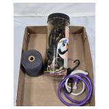 Bungee Cords and Roll of Twine
