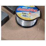 Rapala Normark Fillet Knife, Zebco Omniflex Fishing Line, and Sharpening Stones