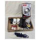 Delta Showerhead, Plumbing Fittings, and Accessories Lot including Valves and Connectors