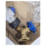 Delta Showerhead, Plumbing Fittings, and Accessories Lot including Valves and Connectors